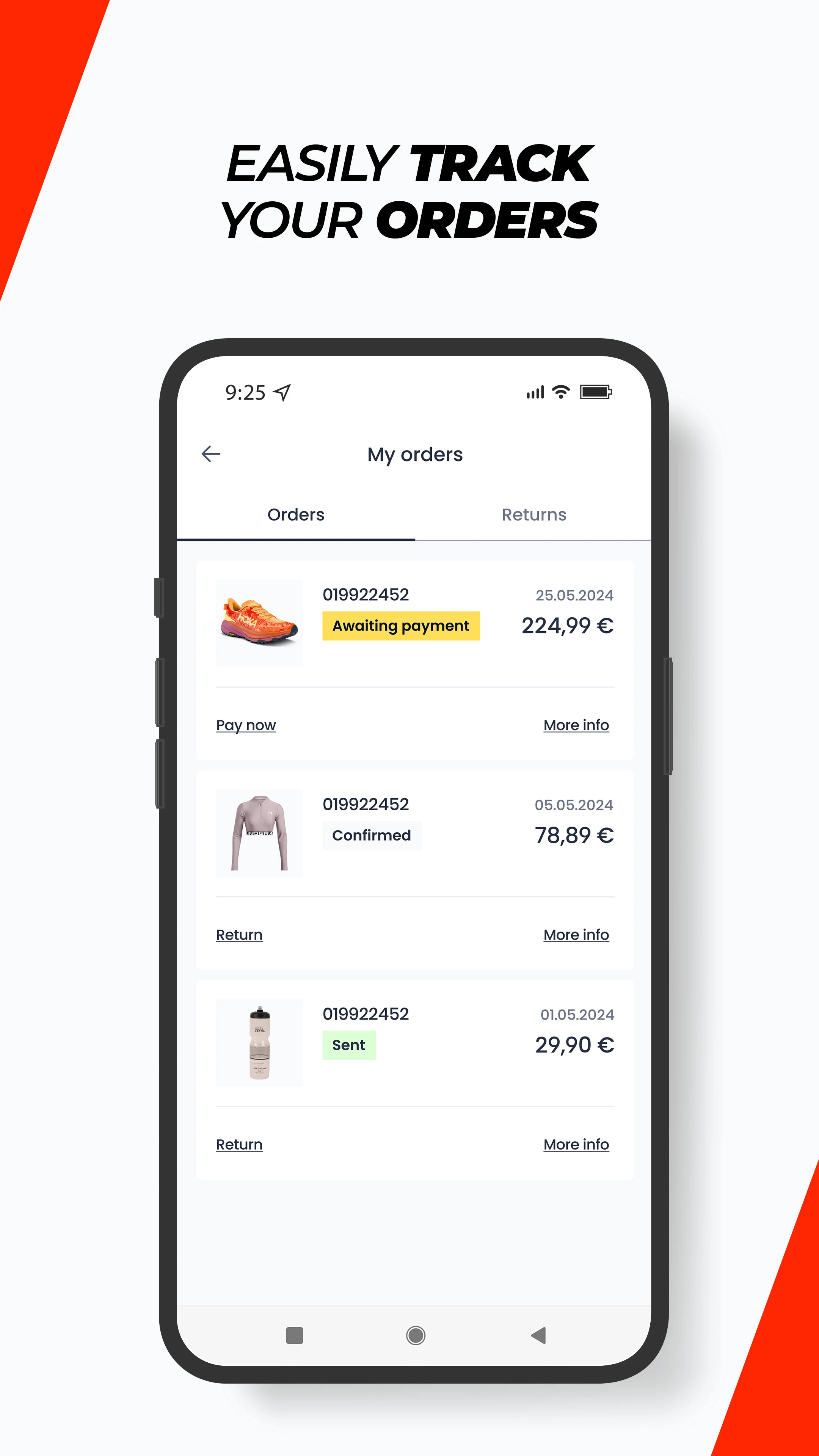 Sportano screenshot